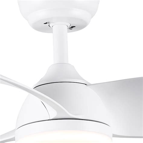 Yardreeze 28-in White with Abs Blades LED Indoor/Outdoor Downrod or ...