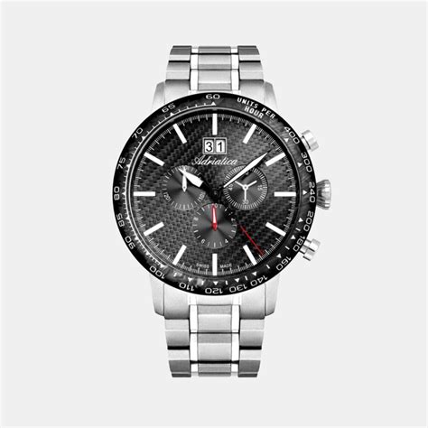 Adriatica Men Gun Chronograph Watch A8383.4116CH – Just In Time