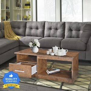 RoyalOak Hilton Engineered Wood Coffee Table Price in India - Buy ...