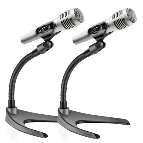 Amazon.com: Pyle Universal Adjustable Desktop Microphone Stand ...