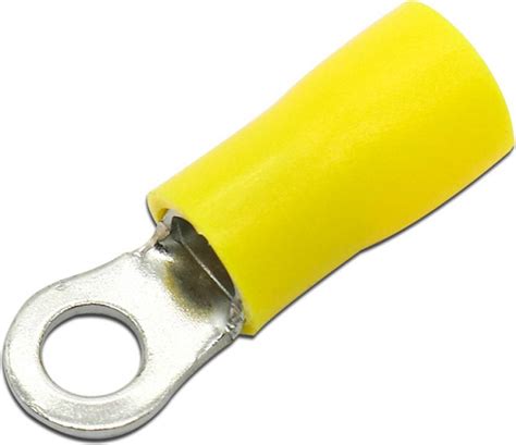 Electronic Spices RV5-4 15A Yellow color 12-10 AWG wire gauge 4mm ...