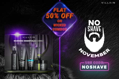 No-Shave-November-Flat50%-Discount – VILLAIN