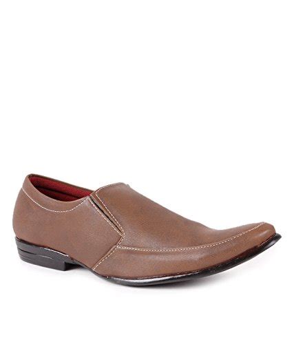 ZAPATOZ Brown Slip On Formals Shoes: Buy Online at Low Prices in India ...