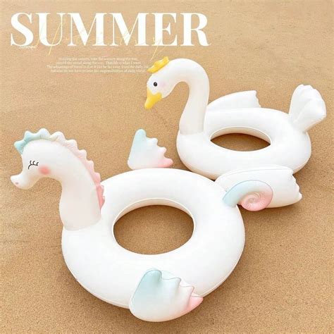Flotadores para piscina en forma de cisne inflables - Juego de 1 ...