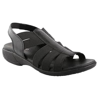 Buy Medifeet Women's Band Wing Sandals (BLACK, numeric_4) at Amazon.in