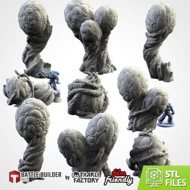 Buy Txarli - Science fiction Terrain - Alien plants - Arakis Miniatures ...