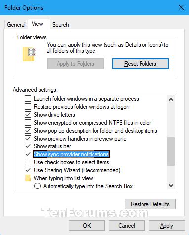Image result for File Explorer Notification Settings