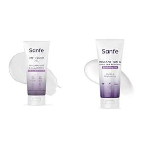 Sanfe Anti Scar Gel Instant Tan & Dead Skin Removal Exfoliating Gel ...