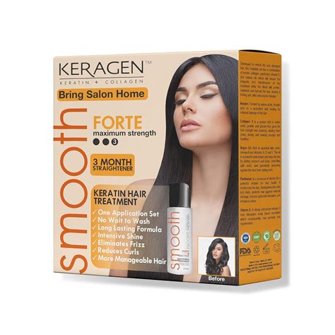 Keragen - Brazilian Keratin Hair Smoothing Treatment India | Ubuy