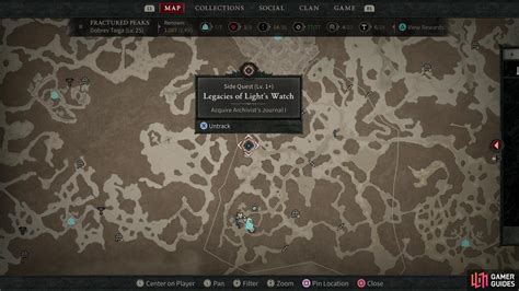 Diablo 4 - Legacies of Light's Watch Walkthrough - Fractured Peaks - Quests | Diablo IV | Gamer ...