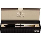 Parker Frontier Matte Black GT Roller Ball Pen, Golden color, 1 Count ...