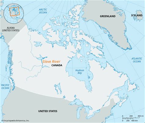 Map Of Canada Great Slave Lake