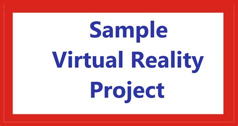 Virtual Reality Samples 的图像结果