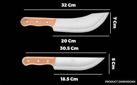 Buy Captoola 7.9 Inch Meat Cutting Kitchen Knife Set Sharp Knife Set ...