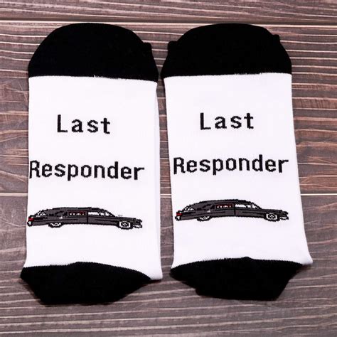 Buy G2TUP 2 Pairs Mortician Last Socks Funny Dark Humor Gift Idea ...