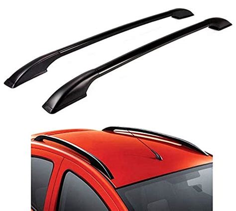 MIZZEO Premium Car Stylish Drill Free Roof Rails Black for Maruti ...