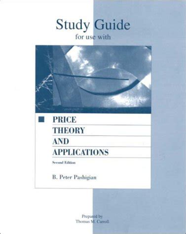 Buy Student Study Guide for Use with Price Theory and Applications Book ...