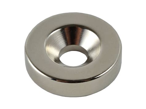 Cylindrical Neodymium Magnet With Countersunk Hole | NEMICON | MISUMI India