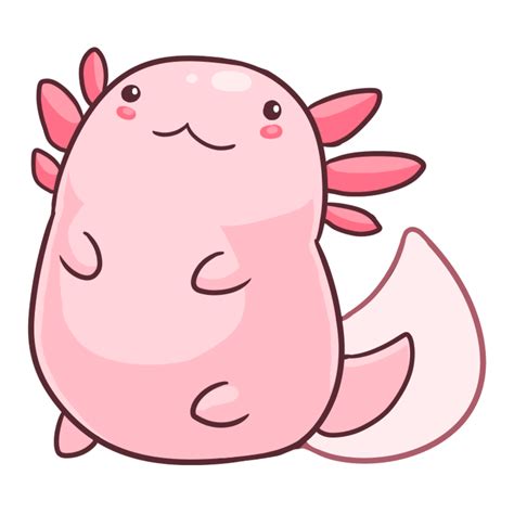 Axolotl Drawing Easy Cute at Dora Self blog