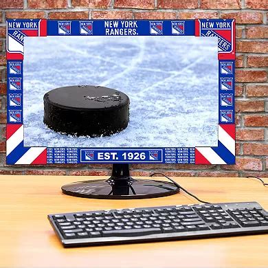 New York Rangers Big Game Monitor Frame