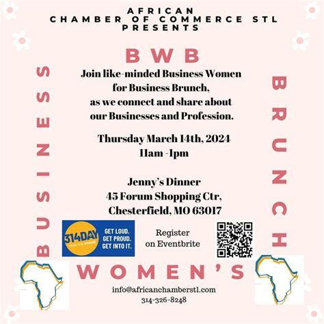 African Chamber Business Women Brunch, Jenny's Diner, Chesterfield ...