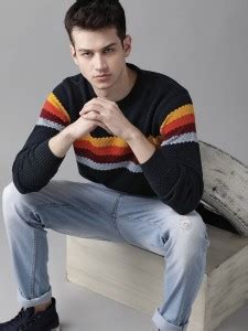 Striped Sweaters - Buy Striped Sweaters online at Best Prices in India ...