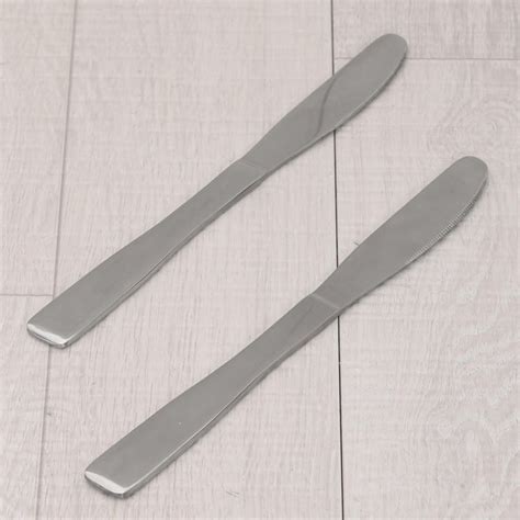 Buy Glister Solid Knives - Stainless Steel - Dinner Knife - 22 cm x 2.2 ...