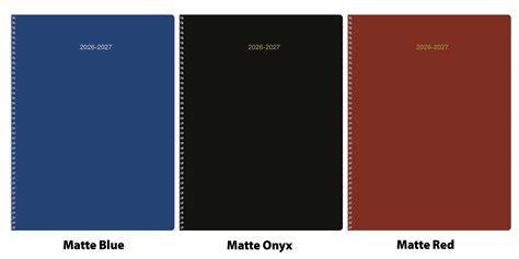 Pace Monthly Academic Desk Planner, Large (8.5x11, Wire) | ValueCalendars.com