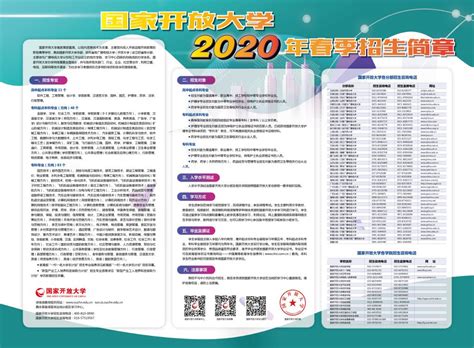 国家开放大学2020年春季招生简章-广东开放大学招生网站