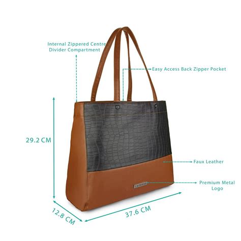 Buy Caprese Aara Tote Medium Brown Online