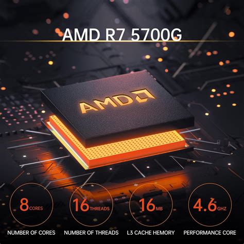 ALCPOK Computer Desktop PC AMD Ryzen 7 5700G Up to 4.6GHz India | Ubuy