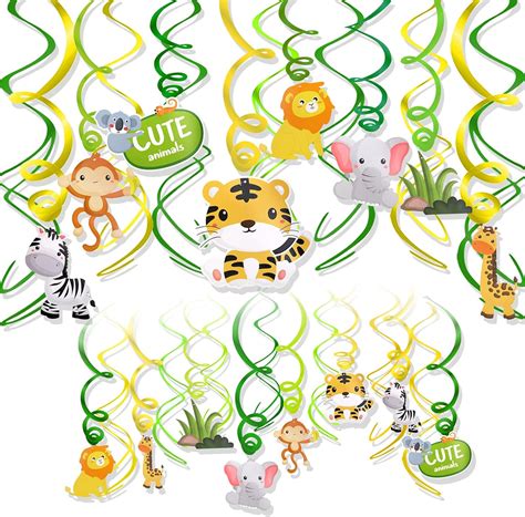 HOWAF 30 pcs Jungle Animal Party Decoration,Jungle India | Ubuy