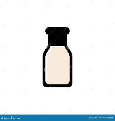 Milk Icon Does Not Contain Dairy Products. Milk and Lactose Free Packaging Stock Vector ...