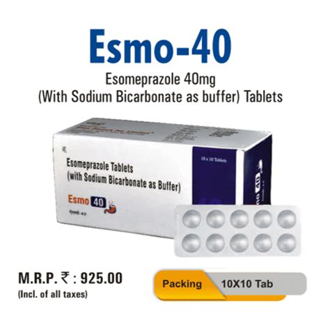 Esmo-40 Tablets Elisa Biotech Pvt Ltd