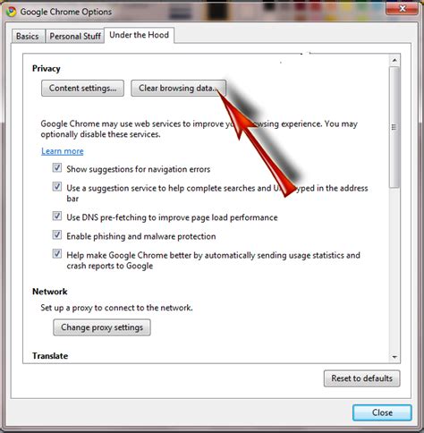 Image result for Clearing Browser