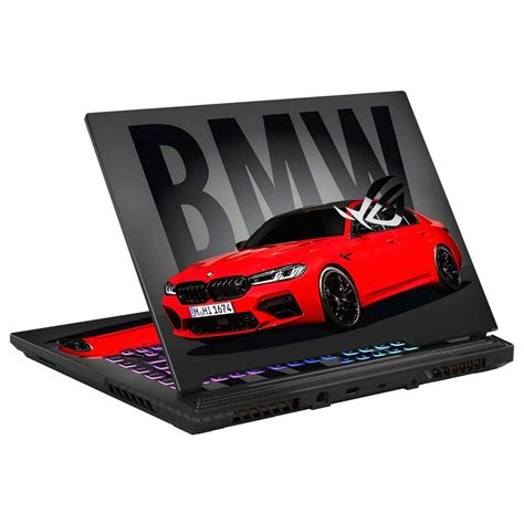 Shop BMW M Series Red Sedan Laptop Skin for Asus | Buy Online Now ...