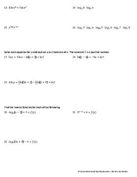 Image result for Precalculus Logarithms