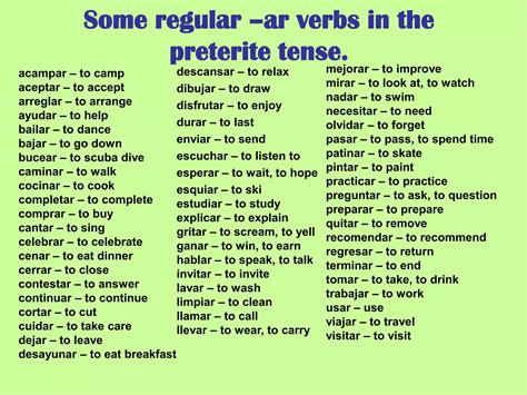 Preterite verbs | PPT