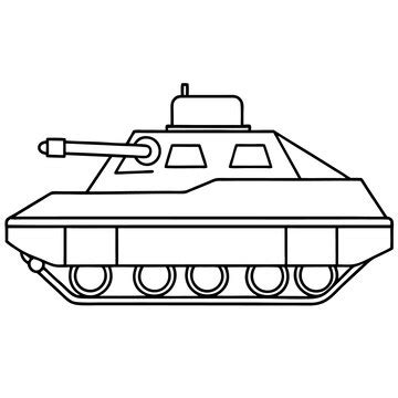 Armored vehicles flat style vector isolated illustration white ...