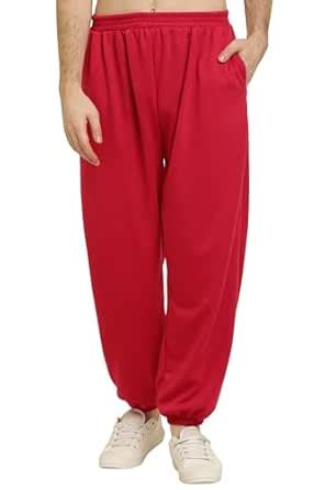CANIDAE Men's Soild Comfort Wear Loose Fit Fleece Warm Track Pants ...