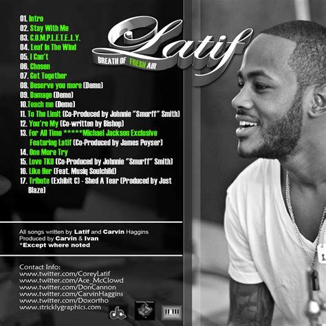 Mixtape: Latif - Breath of Fresh Air (Includes Unreleased Michael Jackson Record) + Promise Me ...