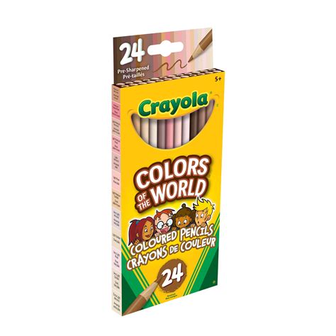 Buy Crayola Colors of the World Colored Pencils, Assorted Colors ...