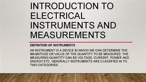 Image result for Electrical Instruments Explained