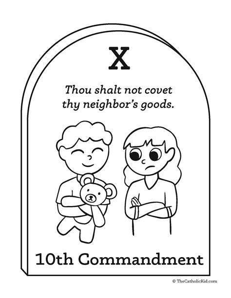 10 Commandments Printables10 Commandments Drawings For Teens