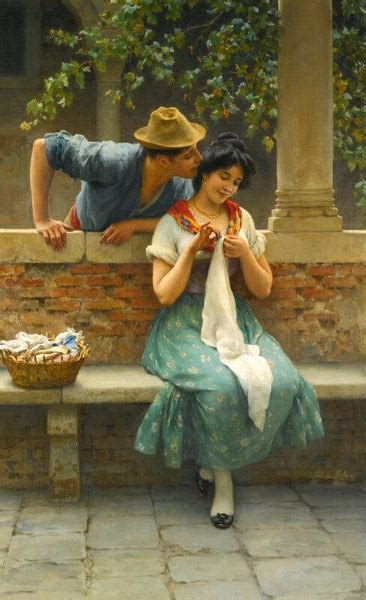 Venetian Lovers - Art Prints by Eugene de Blaas | Buy Posters, Frames ...