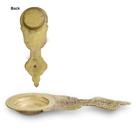 Elegant Brass Kapoor (Camphor) Aarti Diya