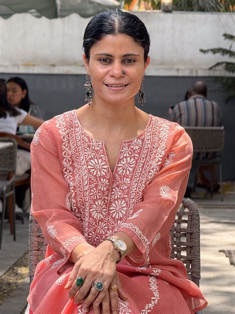 Handloom And Handembroidered Chikankari Kota Doria Kurta – Chakori Ethnic