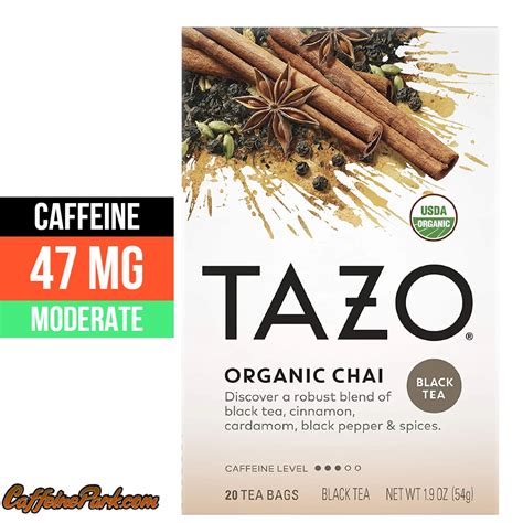 Tazo Chai Caffeine Count: How much caffeine is in?