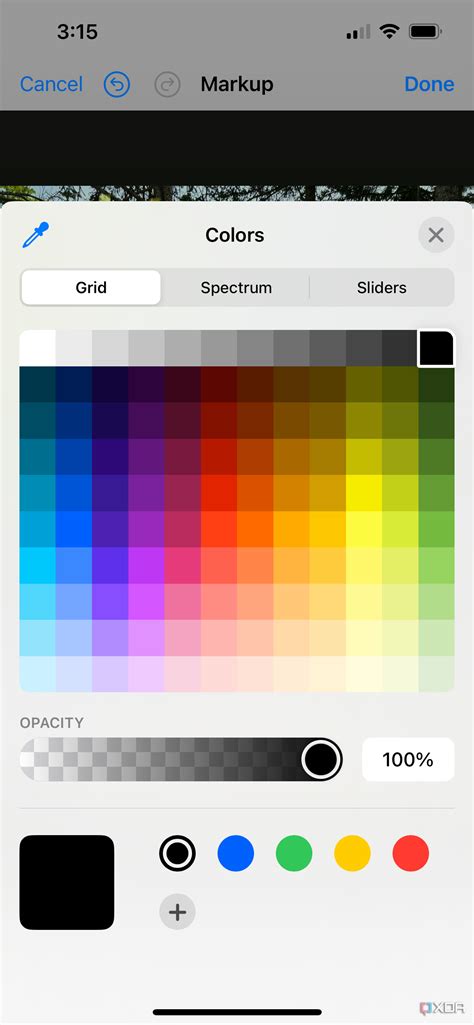 Image result for iOS Color Palette Mark Up