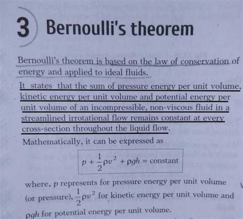 In which of the following types of flows is the Bernoullis theorem ...
